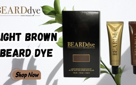 Natural Brown Beard Color for Men – A Timeless Look with Beard Dye