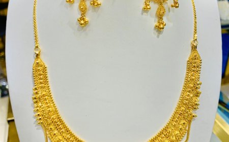 Filigree Gold Necklace Set: A Masterpiece of Craftsmanship and Elegance